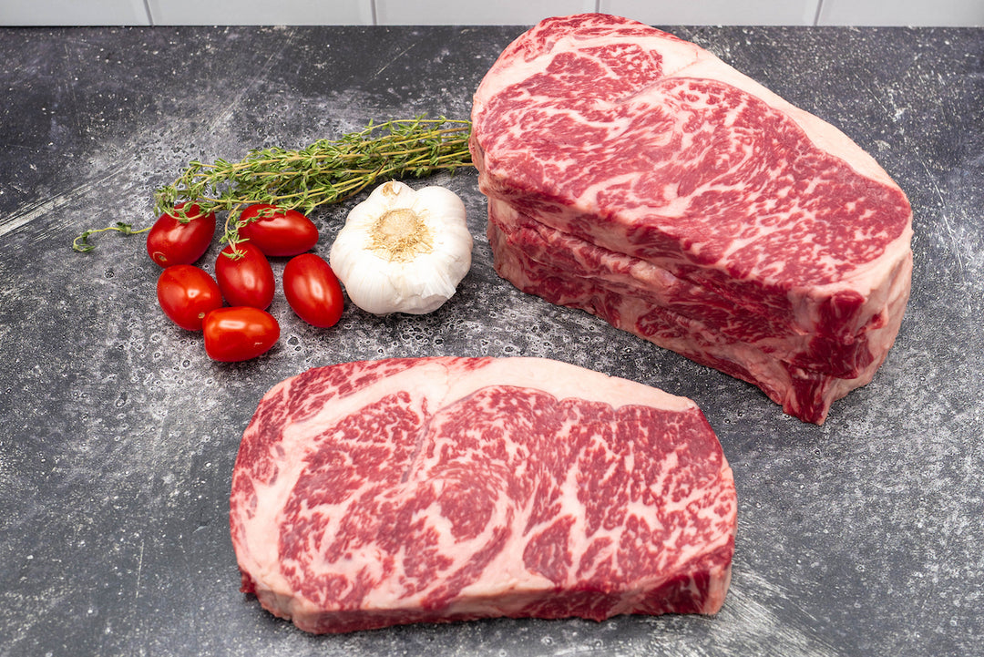 Mishima Reserve Ultra Grade American Wagyu Boneless Ribeye Steak 4-Pack