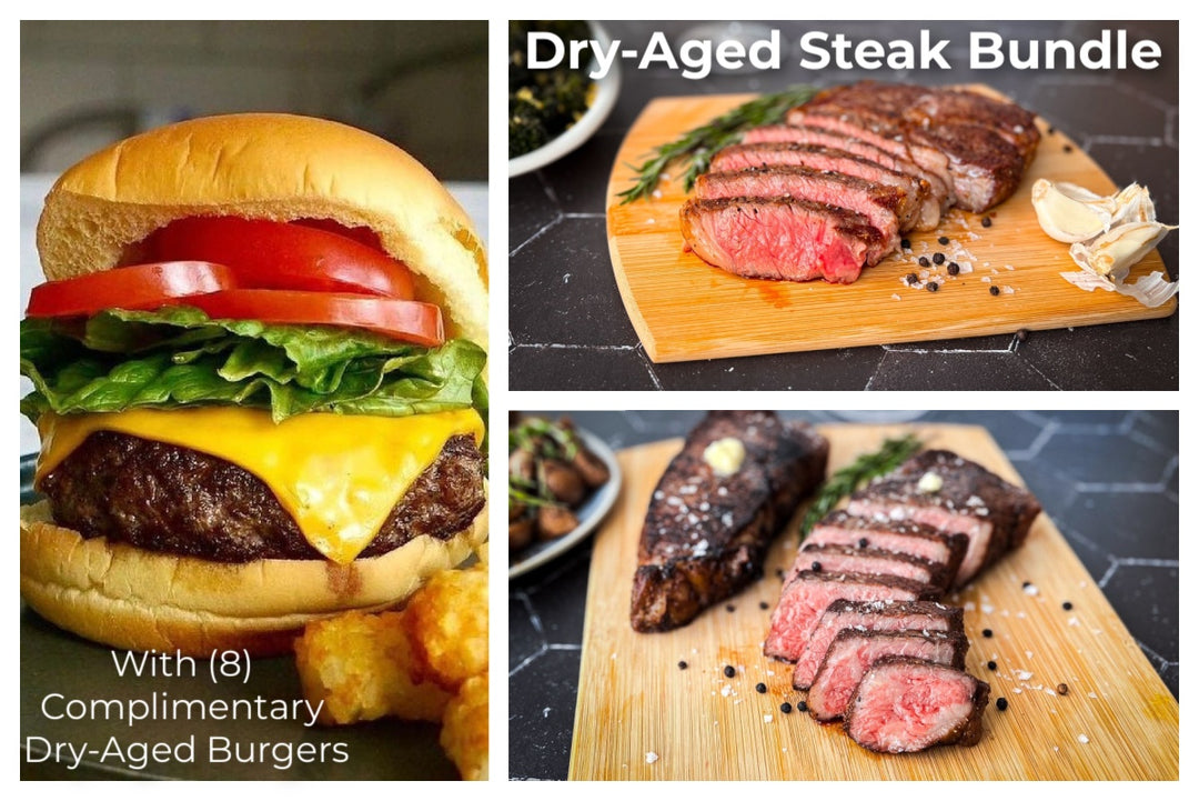 Dry-Aged Prime Steak Bundle with Complimentary Burgers