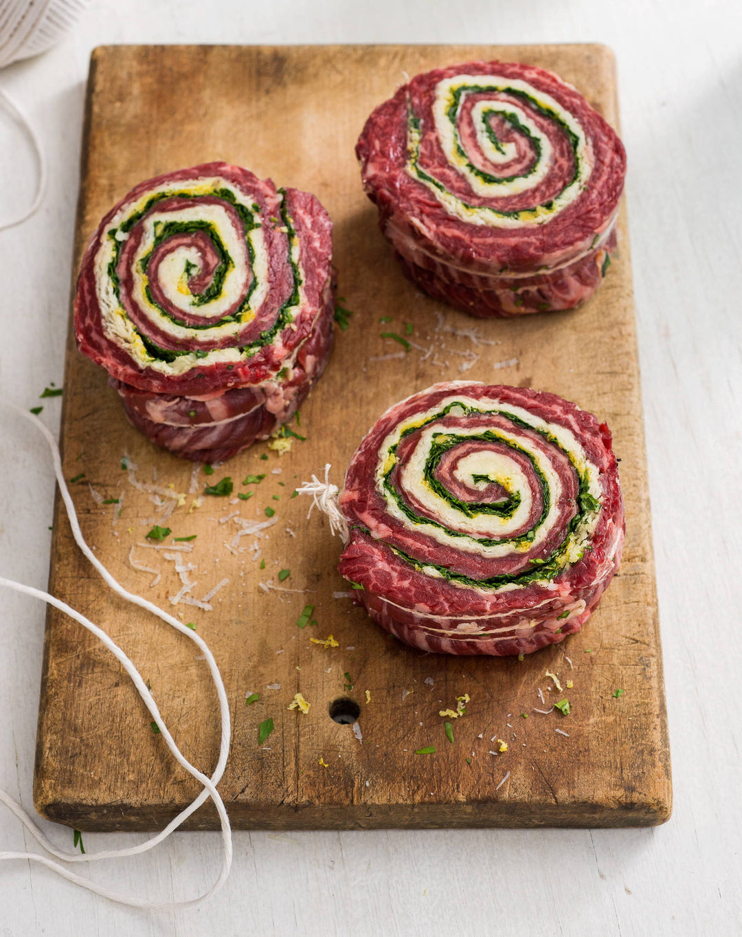 How to Grill Skirt Steak Pinwheels