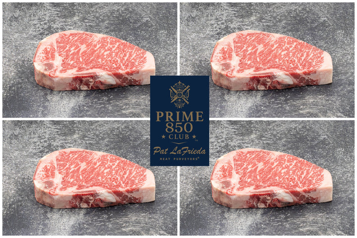Prime 850 NY Strip (Dry-Aged Bone-In) 4-Pack
