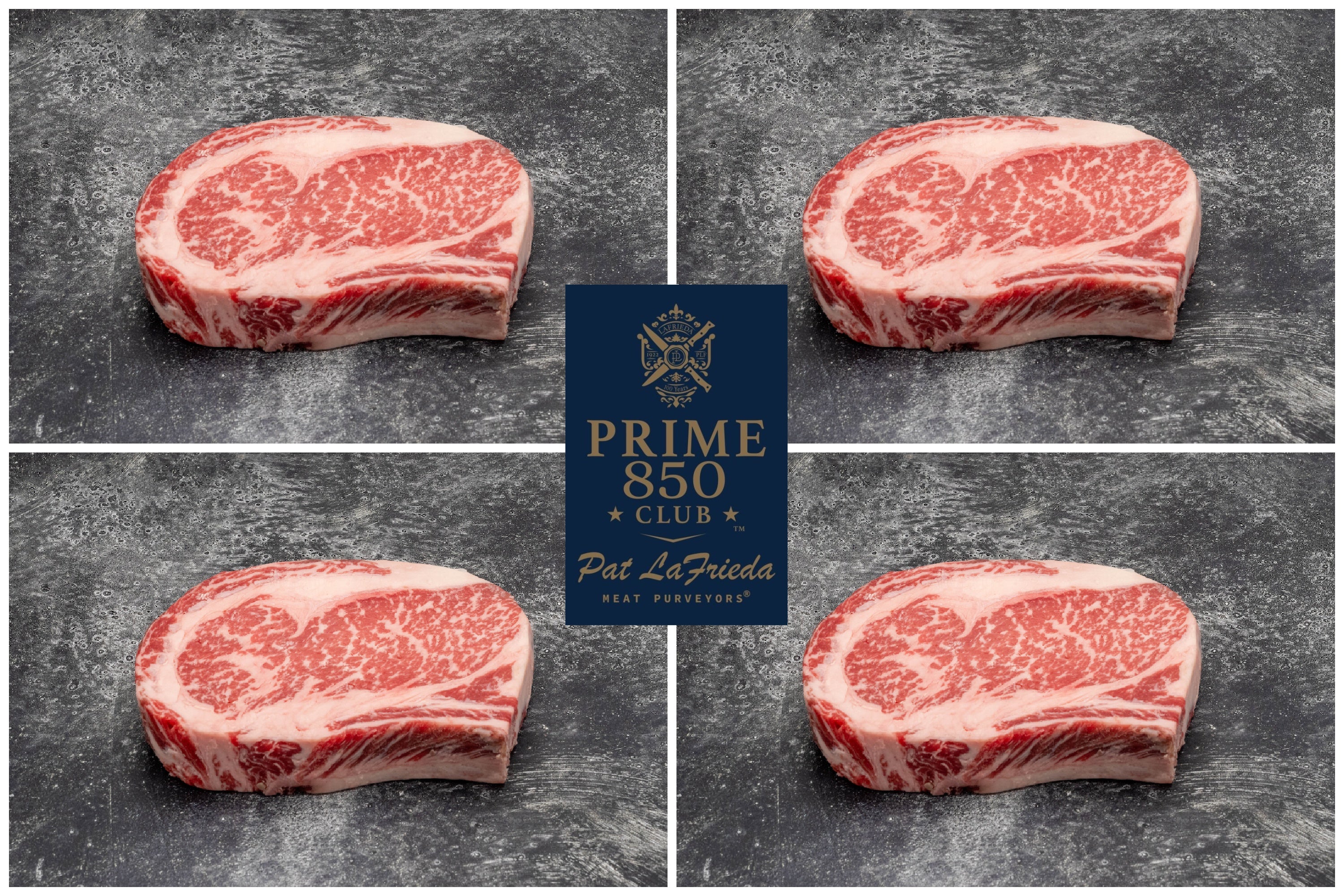Prime 850 Ribeye (Dry-Aged Bone-In) 4-Pack – Pat LaFrieda Home Delivery