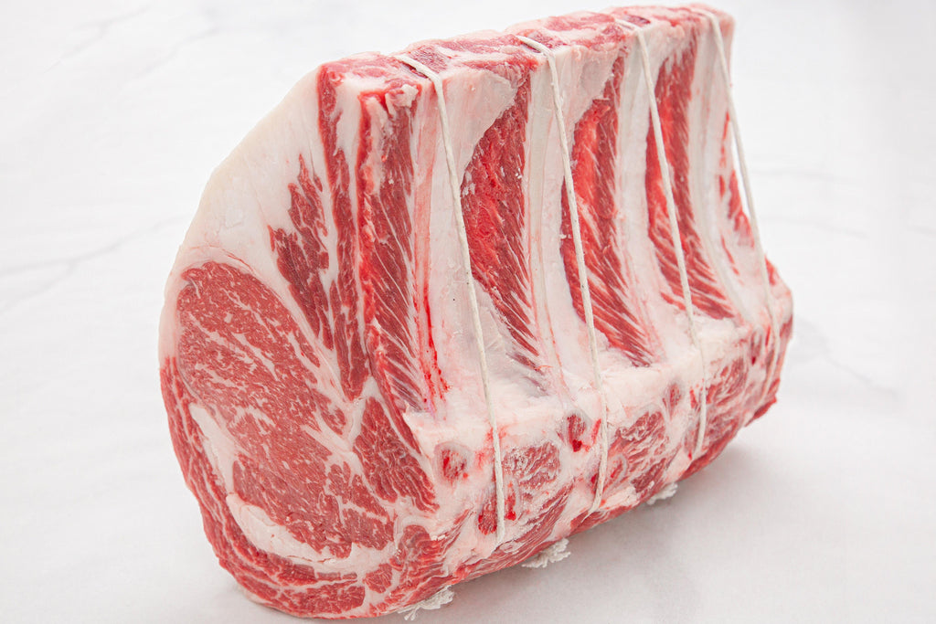 Dry Aged Prime Angus 14 Lb Rib Roast with Hand-crafted Carving Set &  Cutting Board