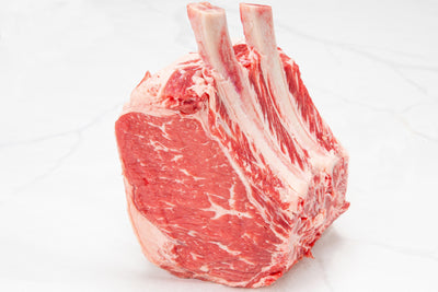 Fresh USDA Prime Beef Black Angus Standing Rib Roast, Frenched - PAT LAFRIEDA HOME DELIVERY