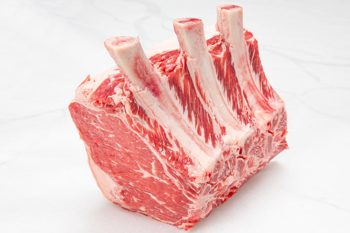 Dry-Aged USDA Prime Beef Black Angus Standing Rib Roast, Frenched - PAT LAFRIEDA HOME DELIVERY