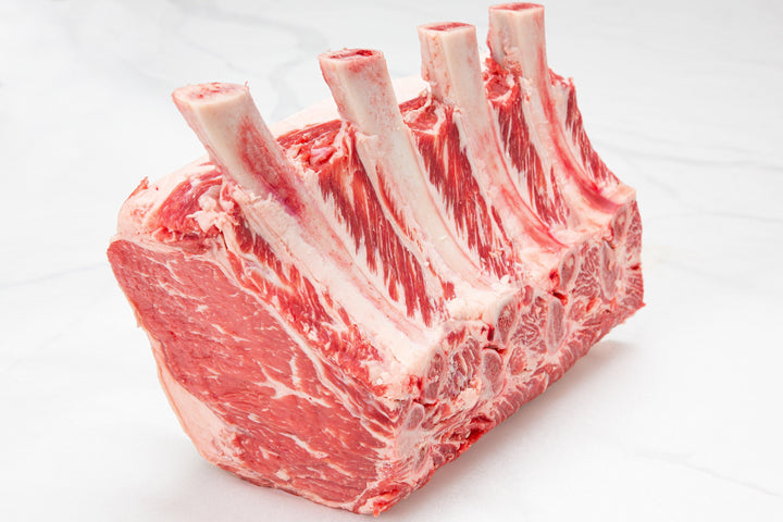 Dry-Aged USDA Prime Beef Black Angus Standing Rib Roast, Frenched - PAT LAFRIEDA HOME DELIVERY