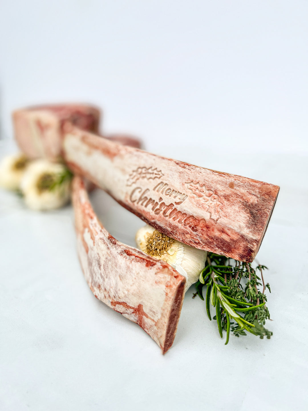 "Merry Christmas" Engraved Dry-Aged Tomahawk Steak
