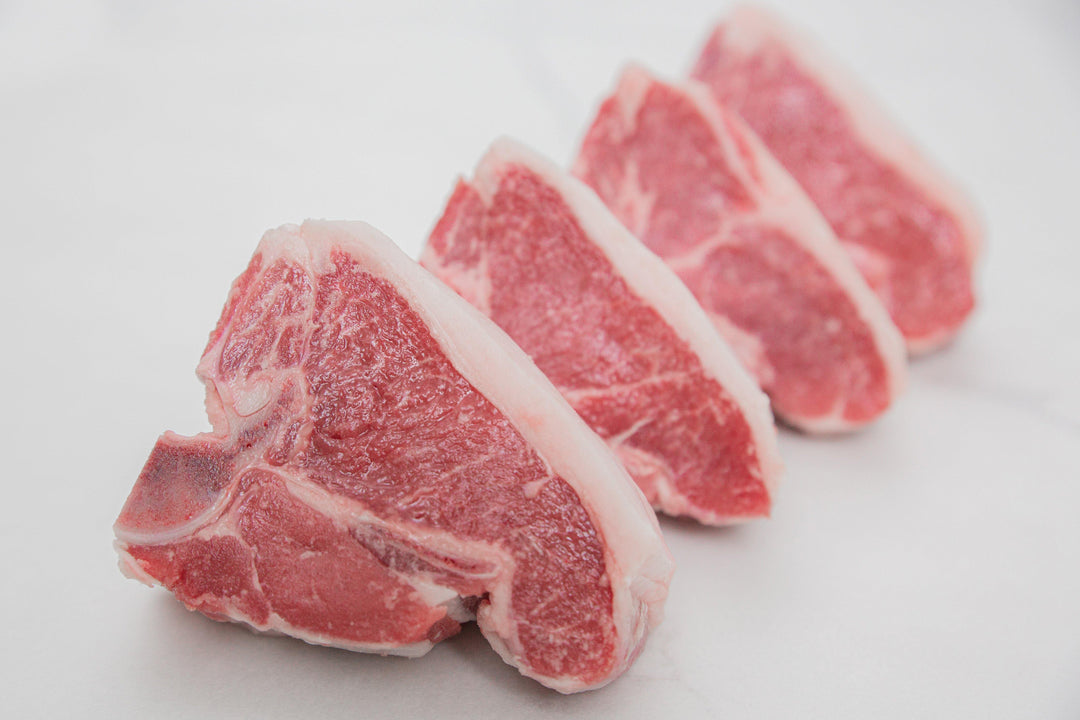 Lamb Bone-In Loin Chops, 4 Portions, 4oz Each - PAT LAFRIEDA HOME DELIVERY