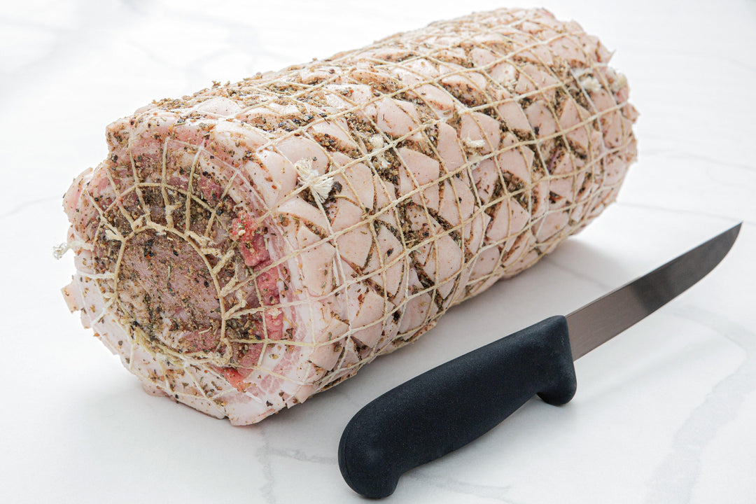 Hampshire Pork Seasoned Porchetta Roast , (7-8 lbs) - PAT LAFRIEDA HOME DELIVERY